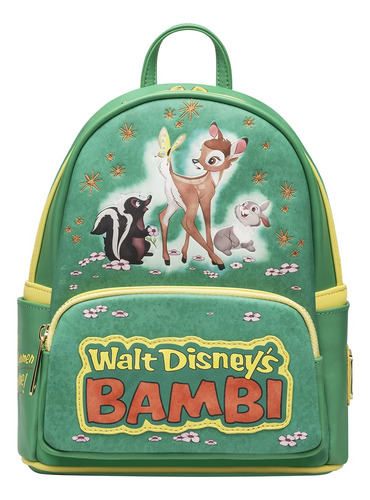 Loungefly Archivos De Disney: Mini Mochila Bambi, Exclusiva.