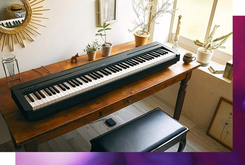 Imagen 4 de 7 de Piano Teclado 88 Teclas Yamaha P45b Midi Usb Pedal Y Fuente