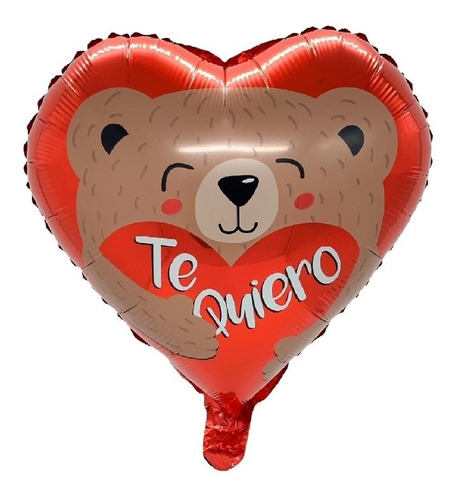  Globo Metalico 18 Te Quiero Osito X1 Uni