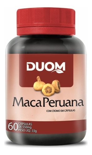 Maca Peruana Com Cromo 60cps - Duom