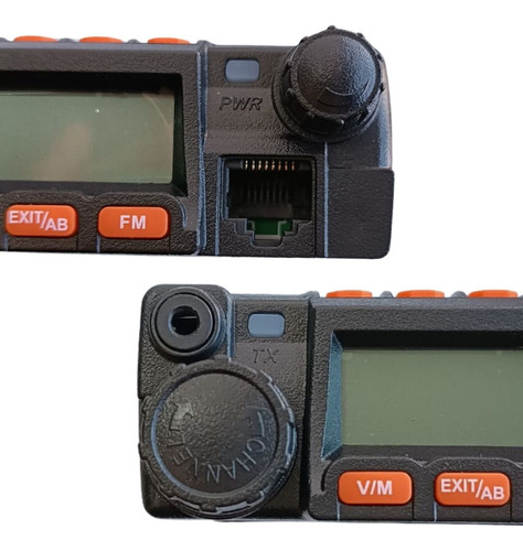 7 Rádio Base Comunicador 20km Qyt8900 Uhf Vhf 200 Canal 25w