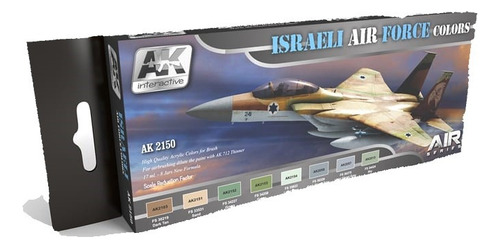 Modelismo Pinturas Ak Interactive Iaf Israel Set 1/72 1/48