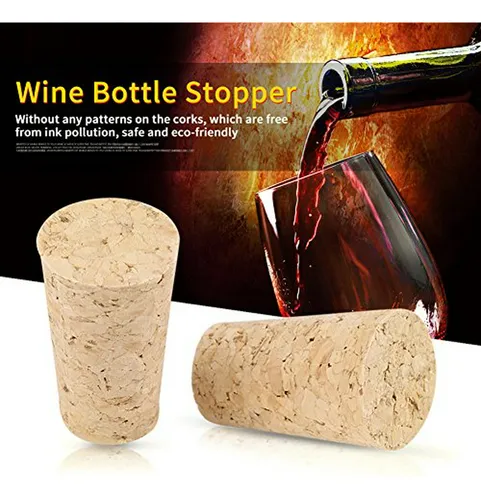 10 Tapones De Corcho Tapered Para Botellas De Vino Y Cerveza