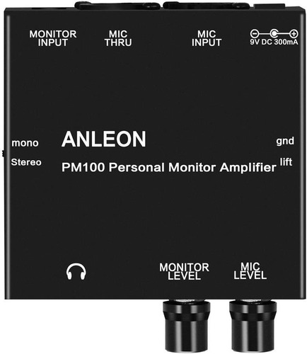 Imagen 2 de 4 de Anleon Pm100 Amplificador Para Monitoreo Personal Stereo Xlr