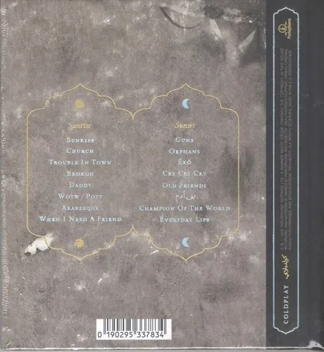 Imagen 2 de 2 de Coldplay Everyday Life Cd Nuevo Digibook Importado