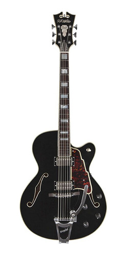 Guitarra D'angelico Excel 175 Semi Hollow Black & Bigsby