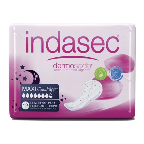 Imagen 1 de 1 de Apositos Indasec Maxi Goodnight X12 Unidades.