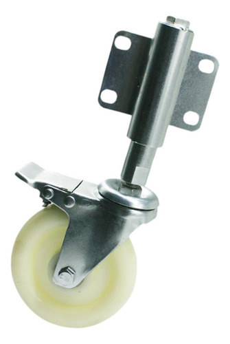Rueda De Nailon Para Puerta De 3 Pulgadas Con Soporte De
