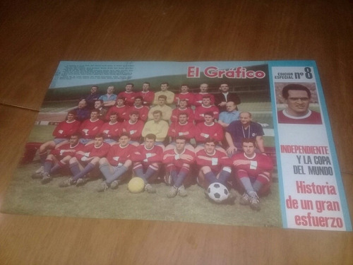Poster Independiente Y La Copa Del Mundo / El Grafico 