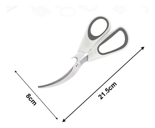 Tijera De Cocina Curva 21,5cm