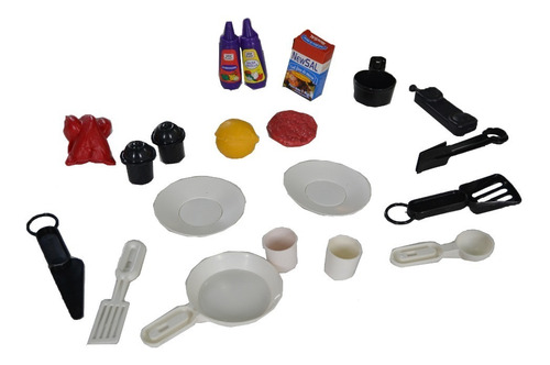 Imagen 3 de 4 de Parrilla Infantil Carrito Cocina Asador Asado New Plast