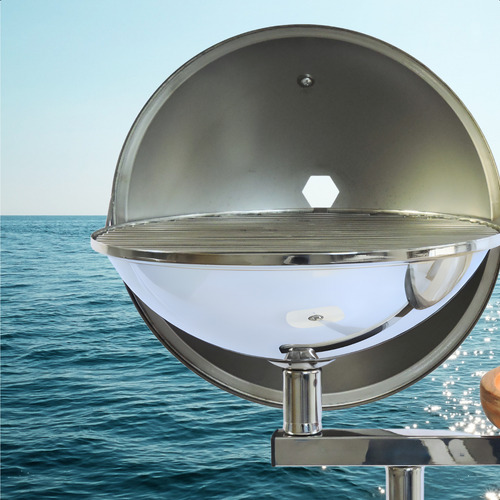 Churrasqueira Portátil Aço Inox Barco Lancha Tampa Móvel