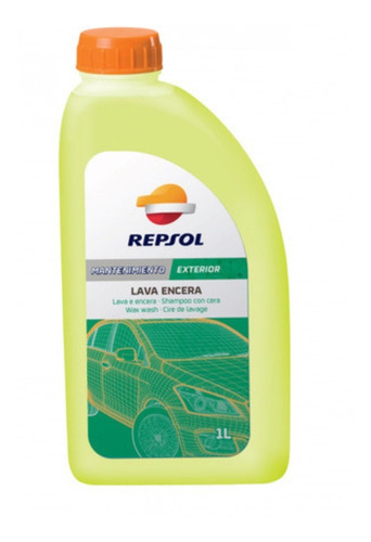 Shampoo Con Cera Para Auto Moto Lava Encera Repsol 1l