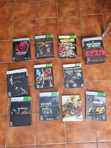 Juegos Xbox 360 Limited Edition Hitman, Horizon, Bioshock