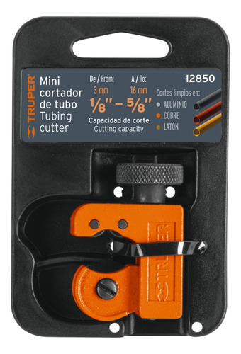 Mini Cortador Tubo Cobre Latón Aluminio (12850) Truper