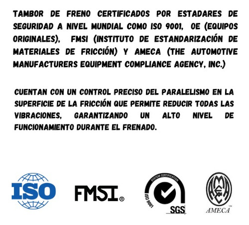 Tambor De Freno Hy Getz Año 1994 Hasta 2008 0131
