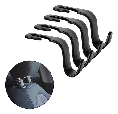 3 Paquete De 2-6, 4 Uds., Colgador Para Asiento 3 Piezas
