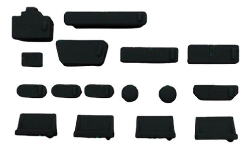 16 Unidades De Plugue De Poeira Para Laptop Universal Usb Du