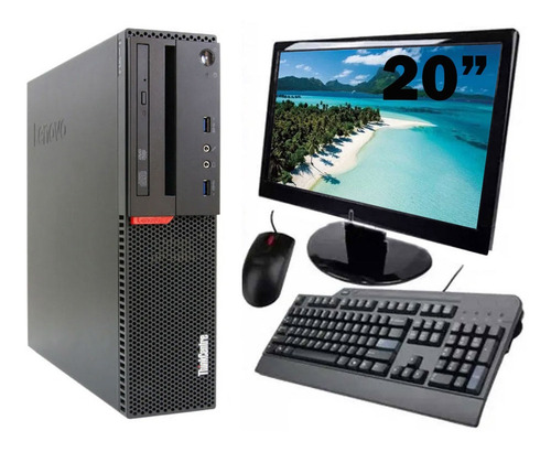 Imagem 1 de 6 de Cpu Lenovo M900 Core I7 6ªg 8gb Ssd 480gb + Monitor