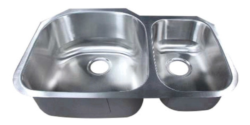 Fregadero Cocina Submontar 2 Tinas 80x52x23 Eb A31209br