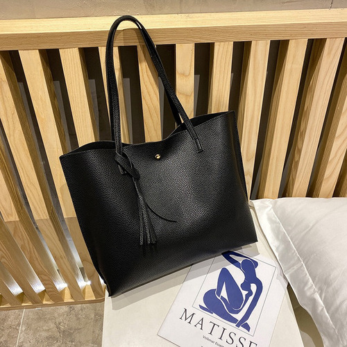 Bolso De Mano 041 Para Mujer Con Borlas Y Estampado De Lichi