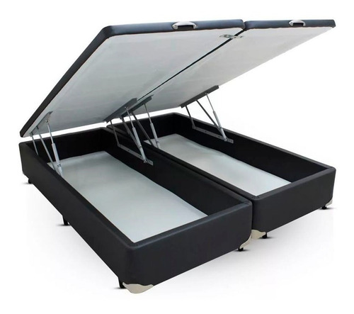 Box Baul Queen Cama Canguro Sommier Dormitorio 158 X 198cm