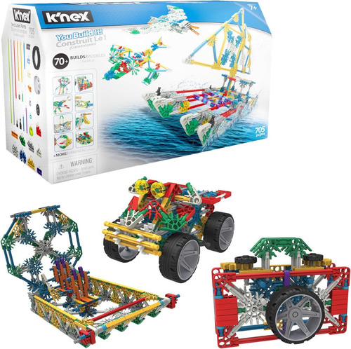 Knex Imagine 705: Juego De Construcción Con 70 Modelos