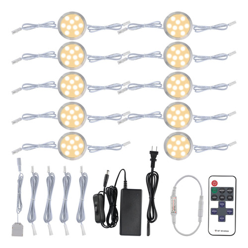 Kit De Luces Led Regulables Para Debajo Del Gabinete