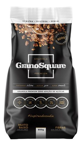 Granola Premium Zero Açúcar 800g Grano Square