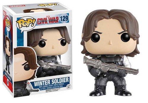 Funko Pop Winter Soldier Civil War (129) Funko Pop Marvel