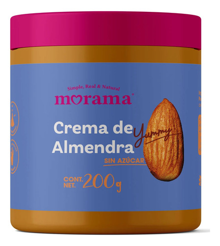 Crema De Almendra Morama 200 Grs