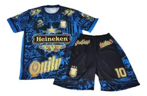 Comprar Conjunto Argentina Potrero Camiseta Short Futbol