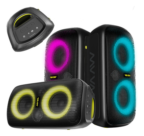 Caixa De Som 100w Rms Bluetooth Infinite 100 Waaw By Alok