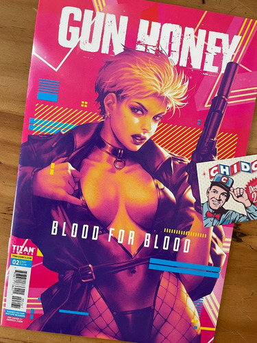 Comic - Gun Honey Blood For Blood #2 Chew Cover F Sexy