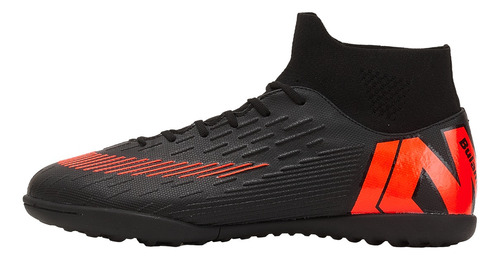 Tenis Tipo Botas Futsal Para Entrenamiento, Negro