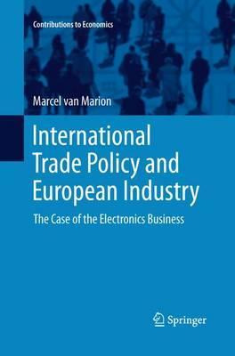 Libro International Trade Policy And European Industry - ...