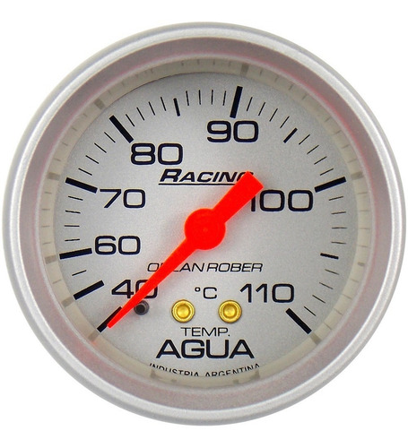 Imagen 2 de 5 de Kit 3 Relojes Orlan Rober Racing 52mm Agua Aceite Voltimetro