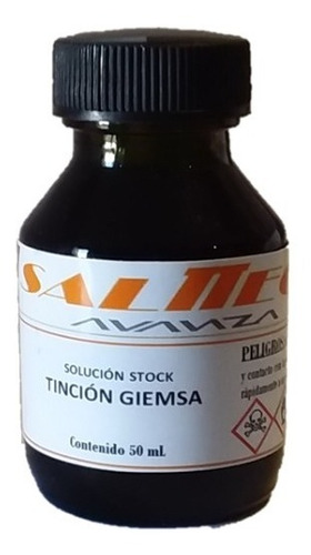 Tinción Giemsa - Solución Stock X 50ml - Calidad Salttech