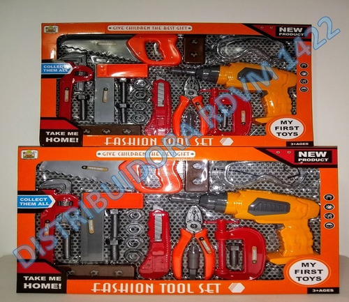 Imagen 3 de 6 de Set De Herramientas Juguete Para Niños