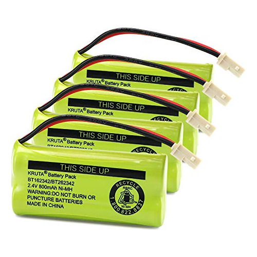 Bt166342 Bt266342 Paquete De Baterías 2 4v 800mah Bate...