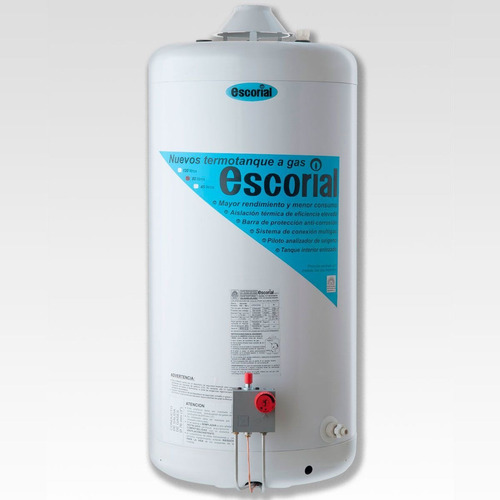 Termotanque Escorial 80 Litros Superior Gas Natural