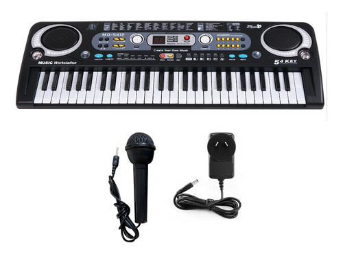 Imagen 1 de 9 de Teclado Organo Electronico Musical Instrumento 54 Teclas
