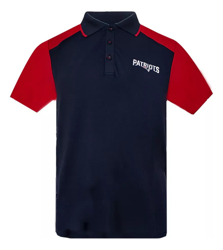 Playera Polo Caballero Patriots Nfl Importada 100% Original