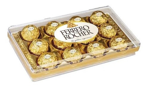Bombom Ferrero Rocher 12 Unidades 150g Chocolate Fino