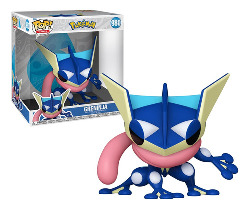 Funko Pop! Pokemon Greninja 980 Exclusivo Jumbo Sized
