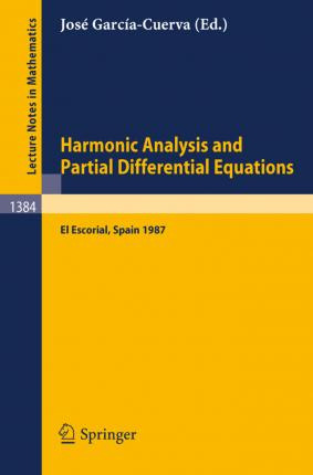 Libro Harmonic Analysis And Partial Differential Equation...