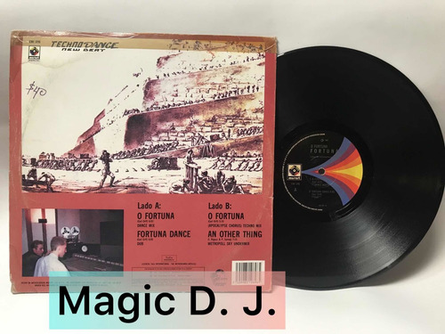 Fortuna Vinilo Techno Dance O Fortuna 1992 (Usado)