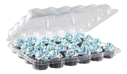 Mini Caja Desechable Para Cupcakes Katgely, Con Capacidad Pa