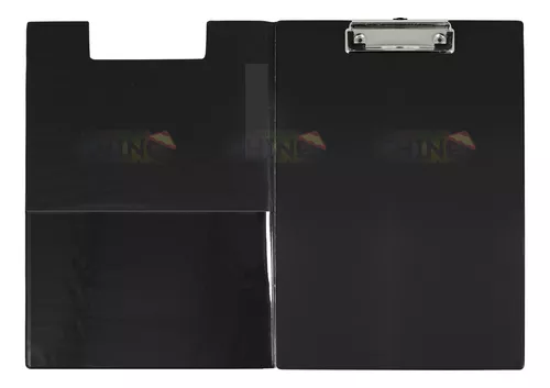 Carpeta Dossier Clip PRAXTON Din-A4 Negro, Pack x5 