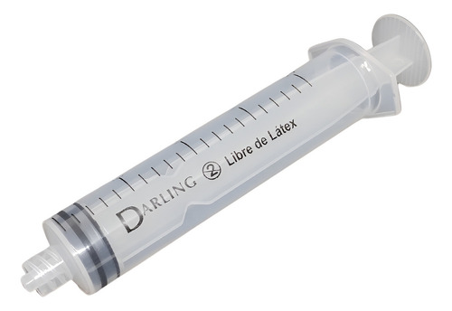 Jeringa 20ml Pico Rosca Luer Lock Darling X 50 Unidades Capacidad En Volumen 20 Ml